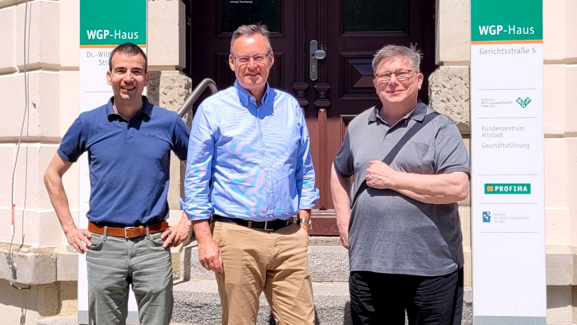 Präsident der Wohnungswirtschaft besucht WGP