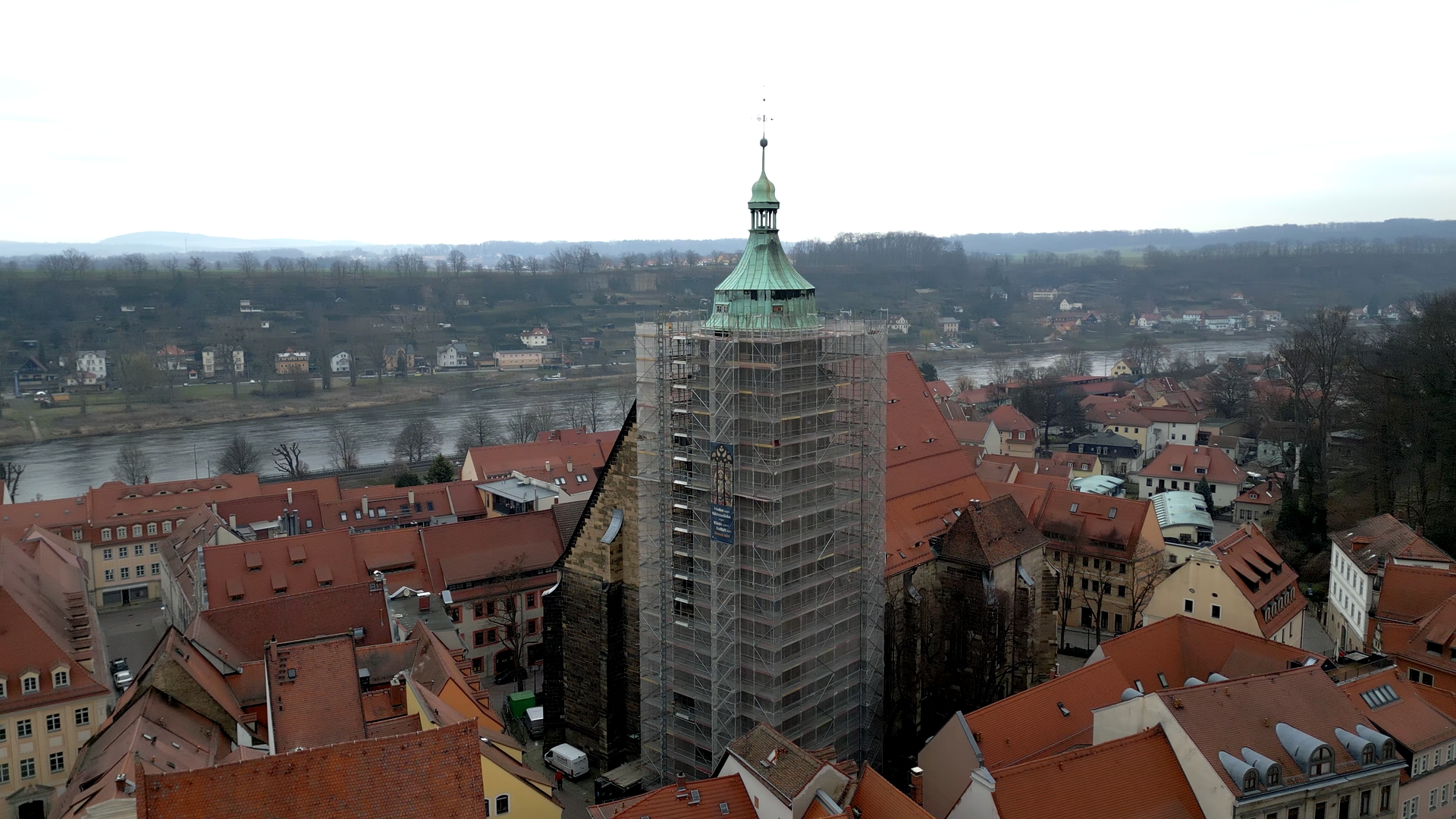 Turmsanierung der Marienkirche schreitet voran