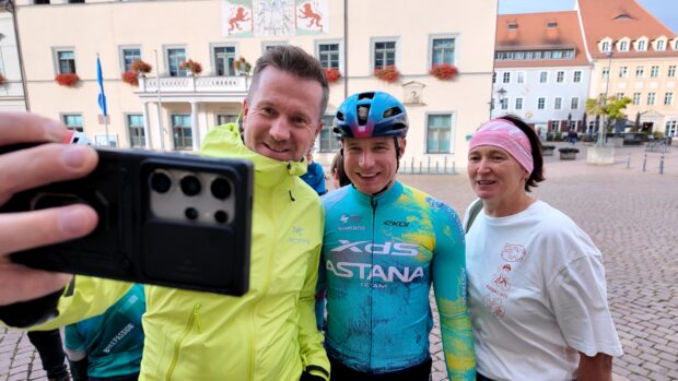 Pirna ehrt Radprofi Max Kanter