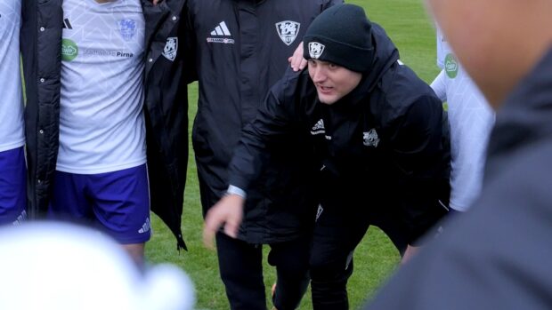 VfL-Fußballer lassen die Muskeln spielen